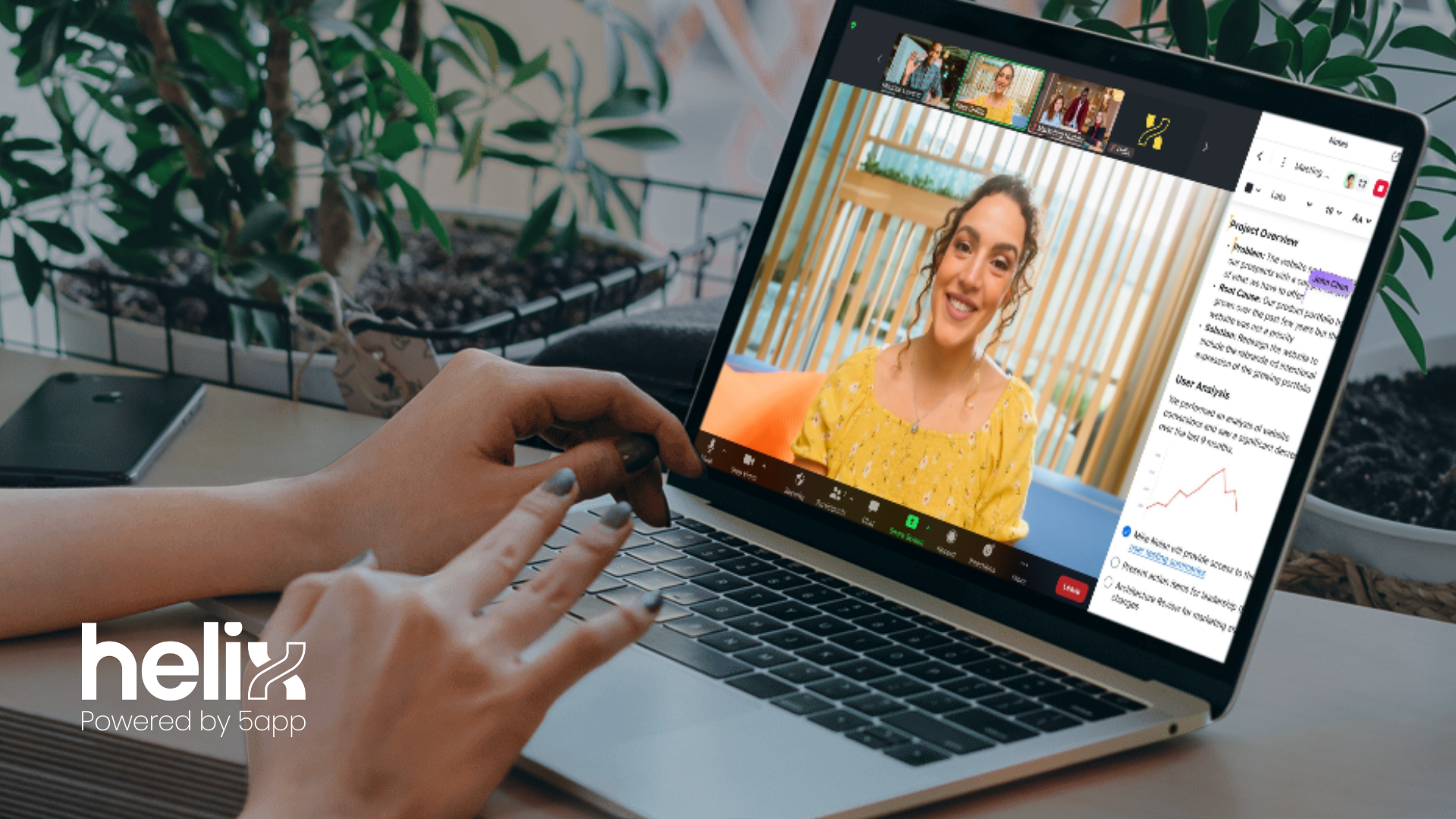 Personal development for leaders on a Zoom meeting