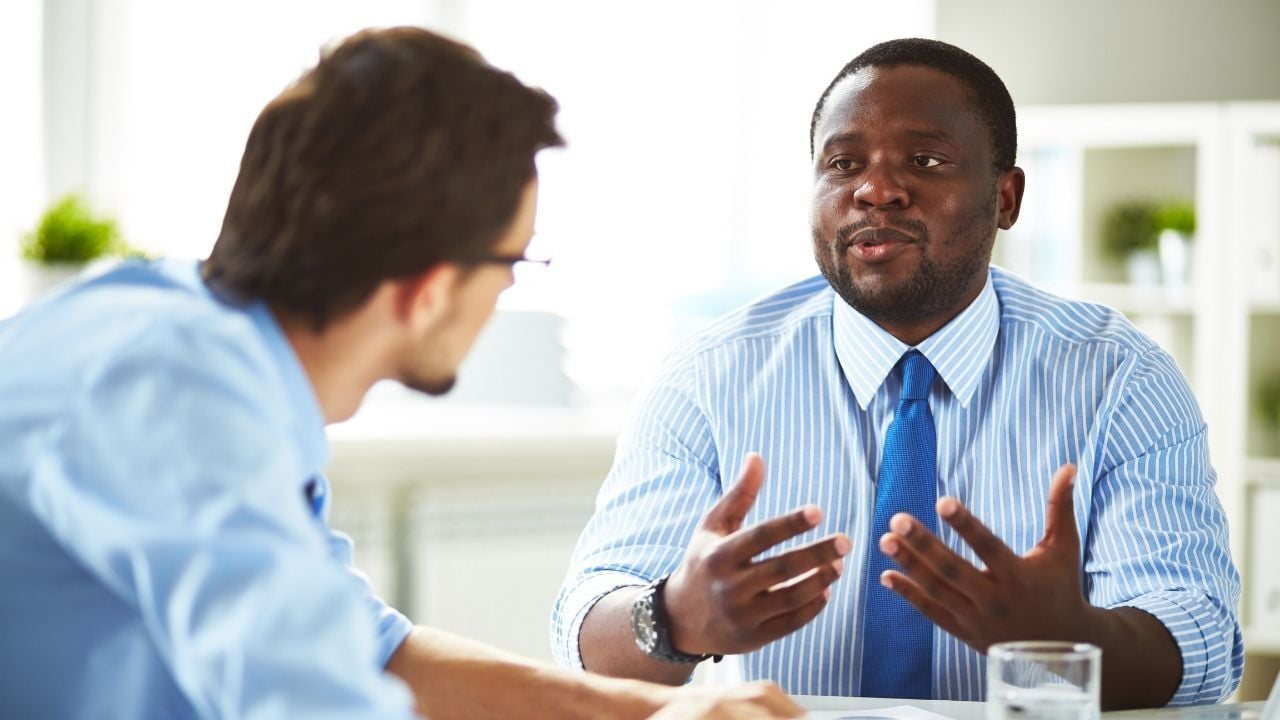 Manager displaying soft skills