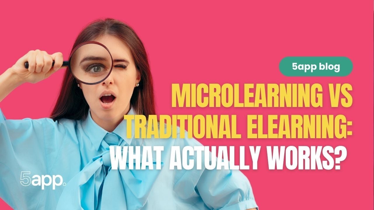 Microlearning vs traditional elearning what actually works