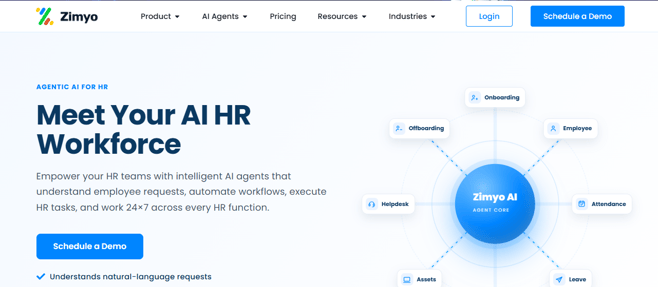 Zimyo agentic AI for HR