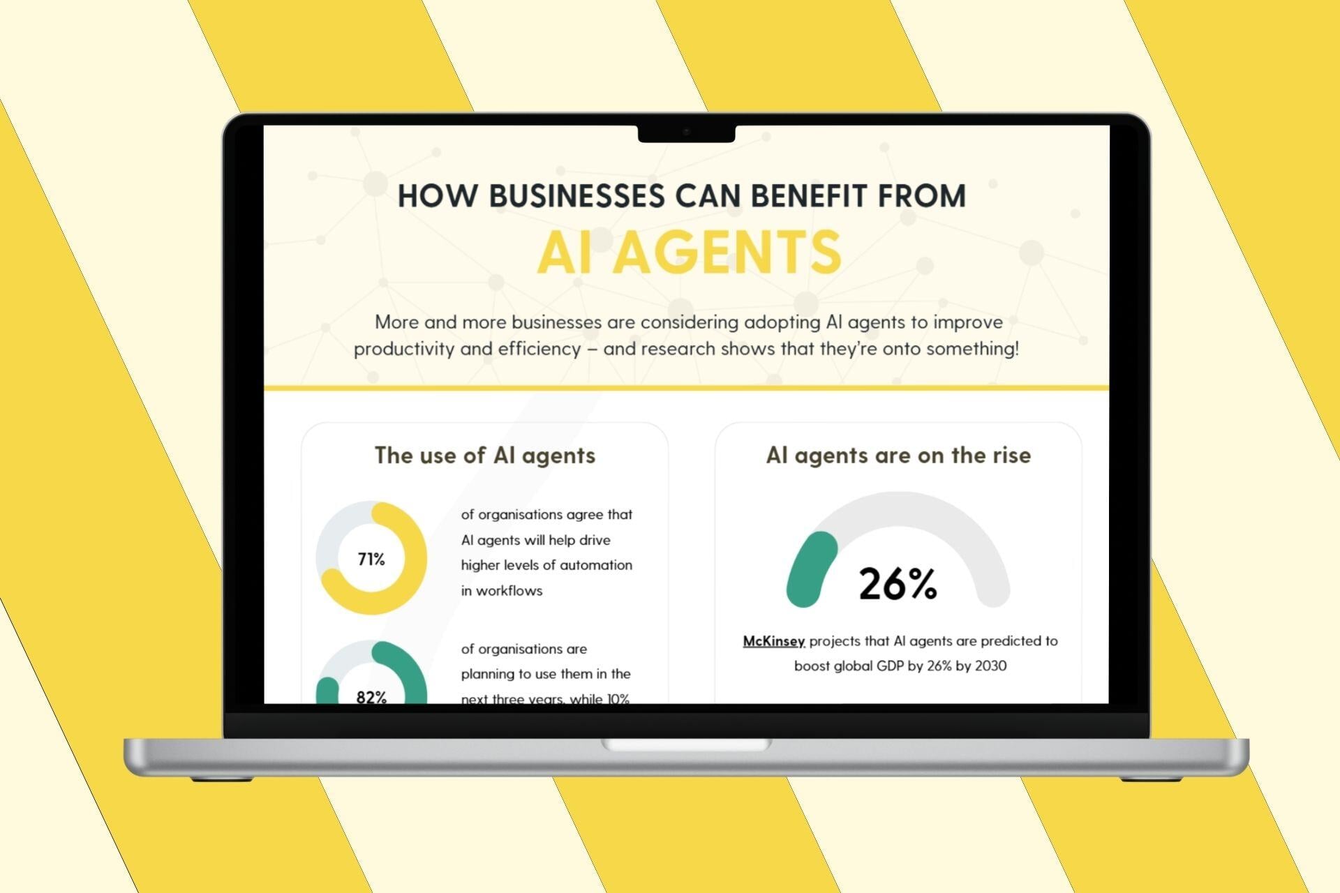 [Infographic] How businesses can benefit from AI agents