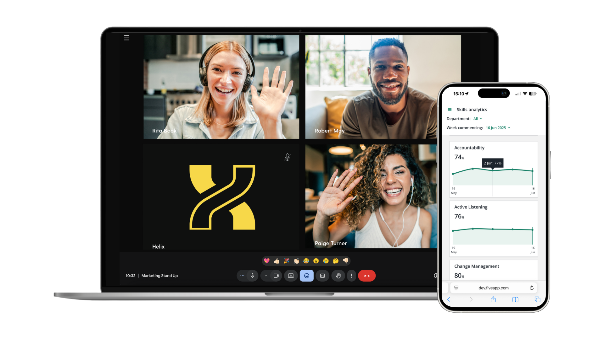 Helix in meeting and skills analytics